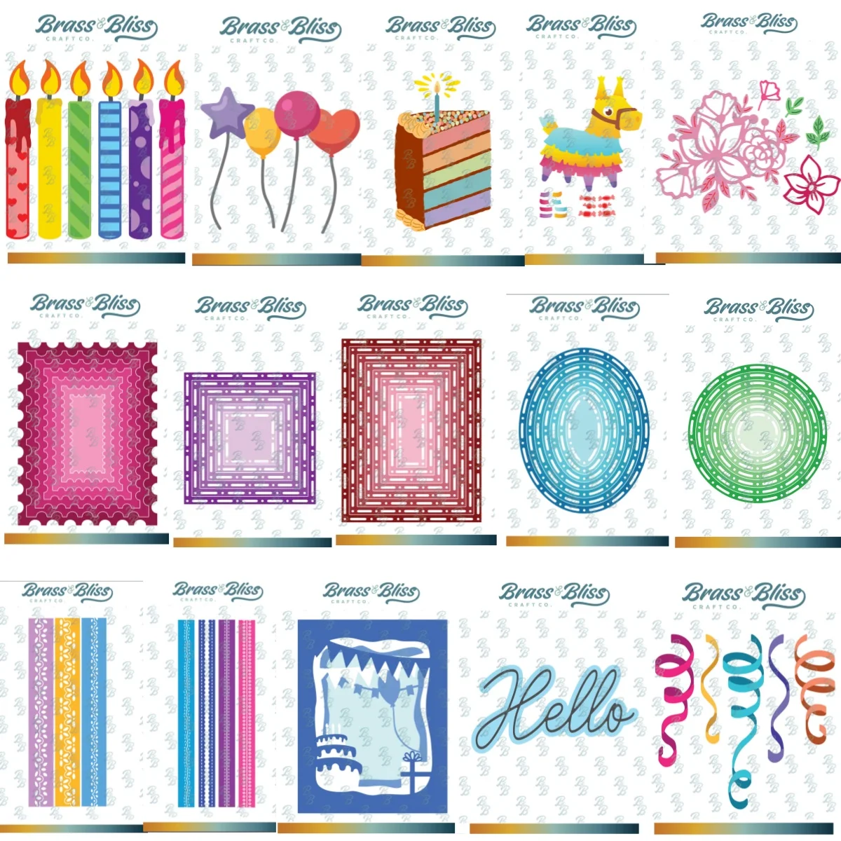 Candle Making Guide - Birthday Ribbon Candles Cake Shape Nested
