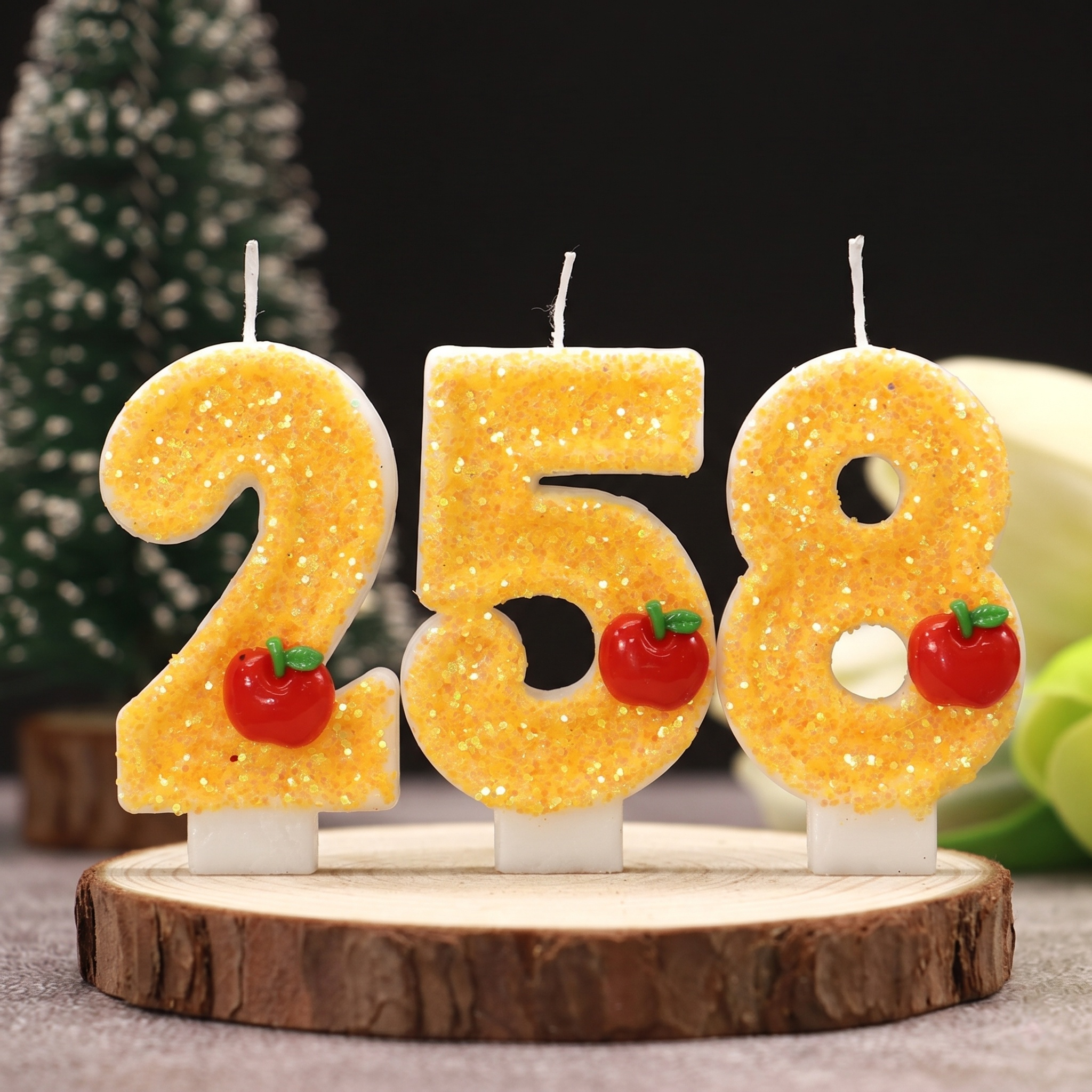 Paraffin Candle Wax - Red Apple Fresh Yellow Digital Birthday