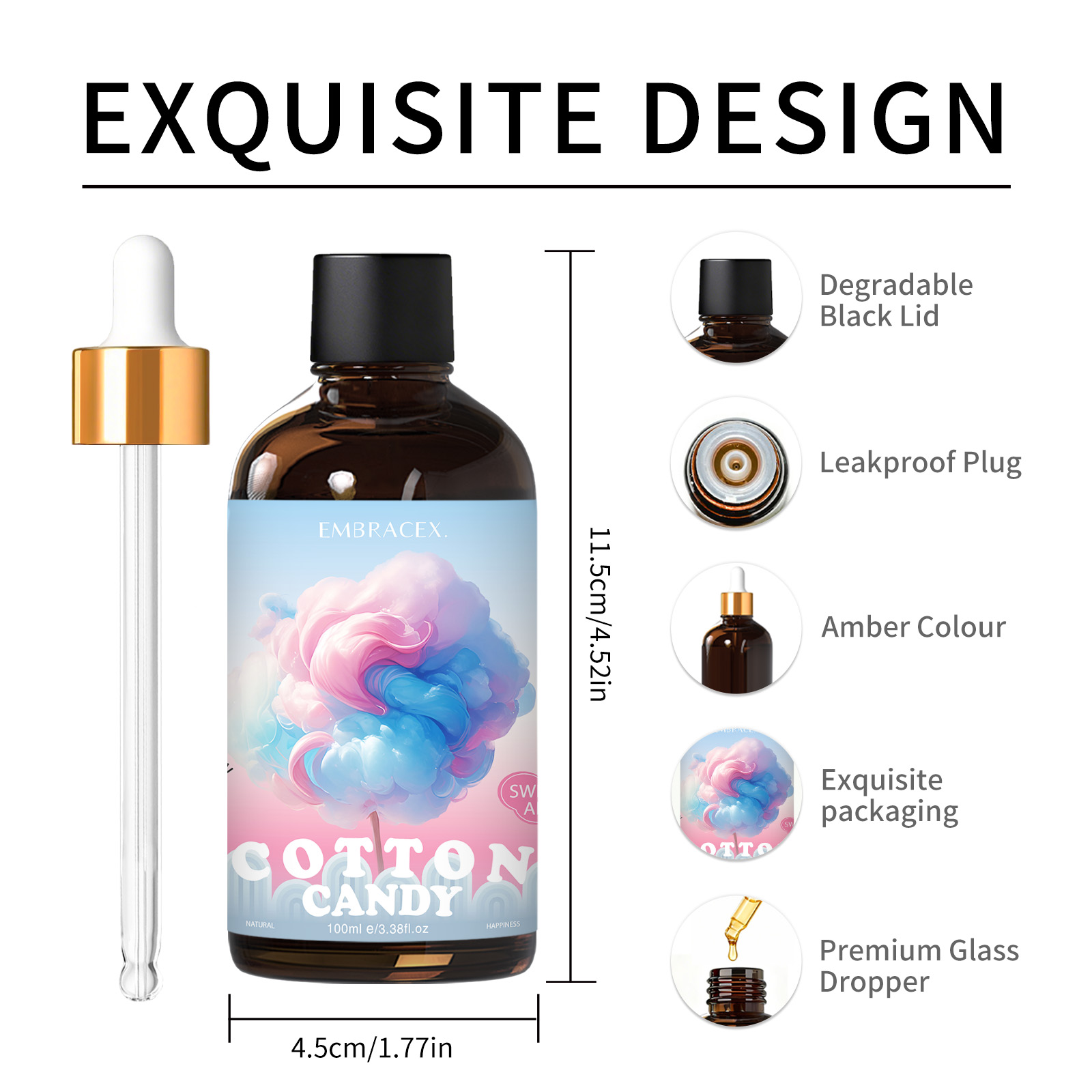 100ml Cotton Candy Essential O - Candle Making Ingredients recension och pris