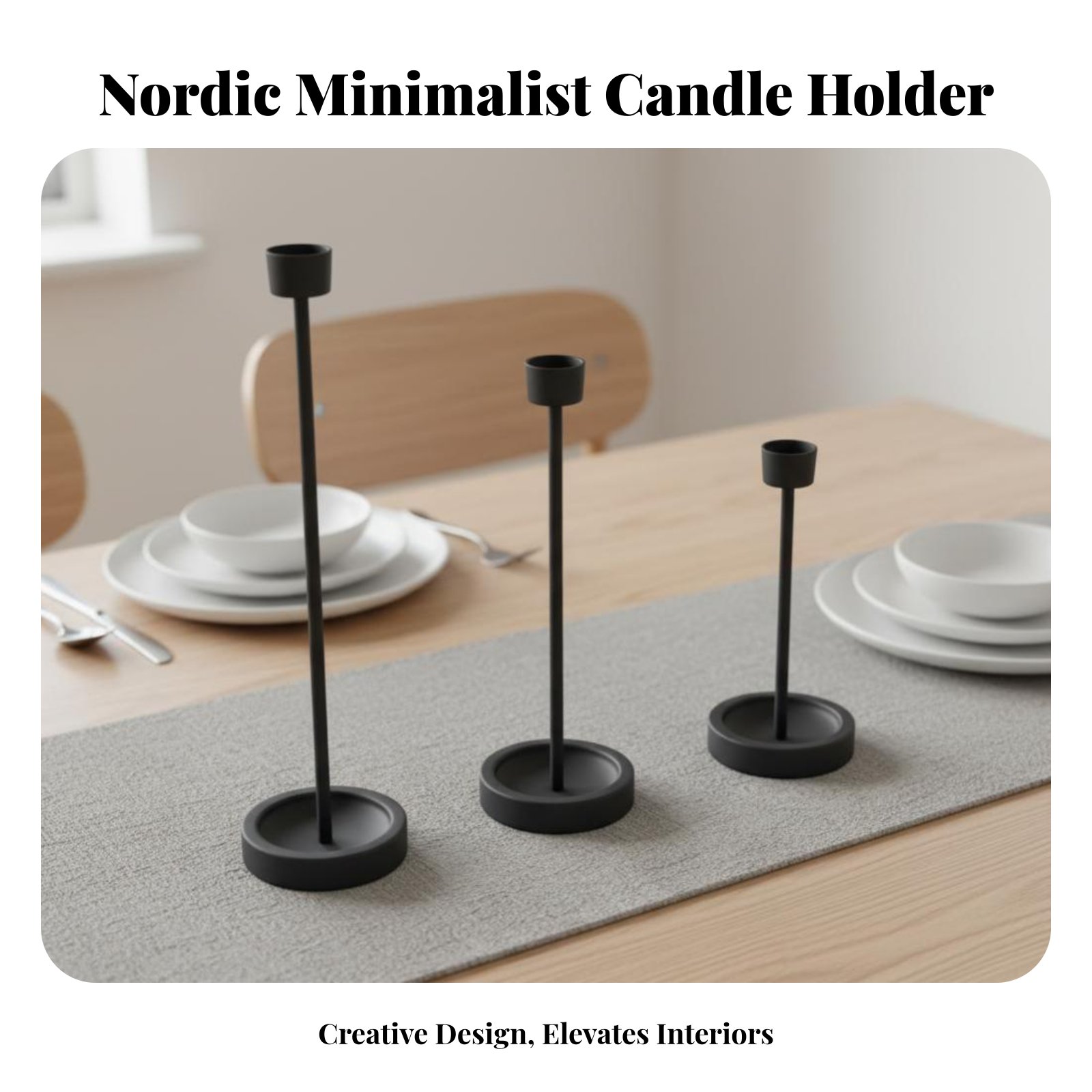 Vintage Nordic Candle Holder,  - Paraffin Candle Wax recension och pris
