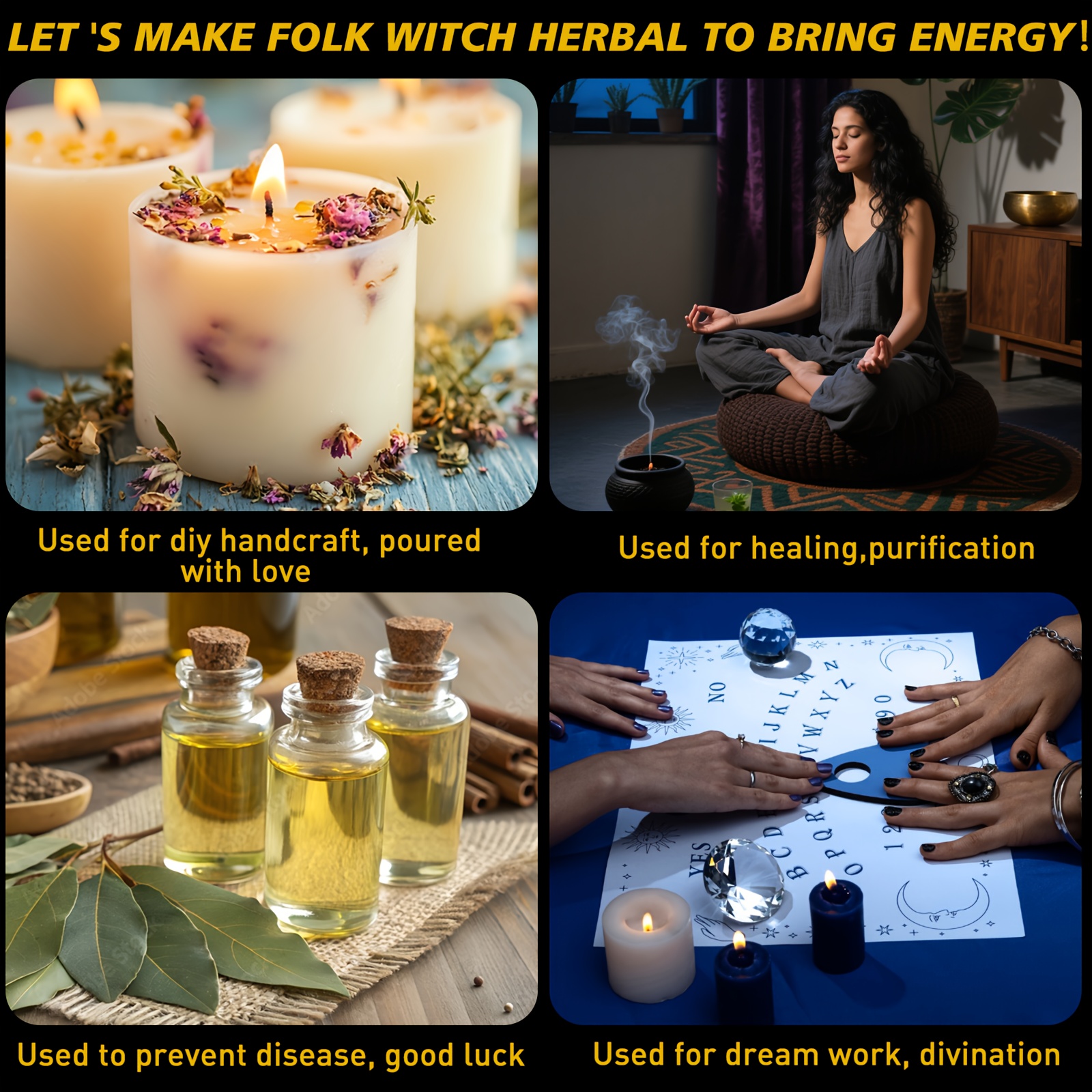 70-Piece Witchcraft Herb Kit – - Candle Making Kit For Beginners recension och pris