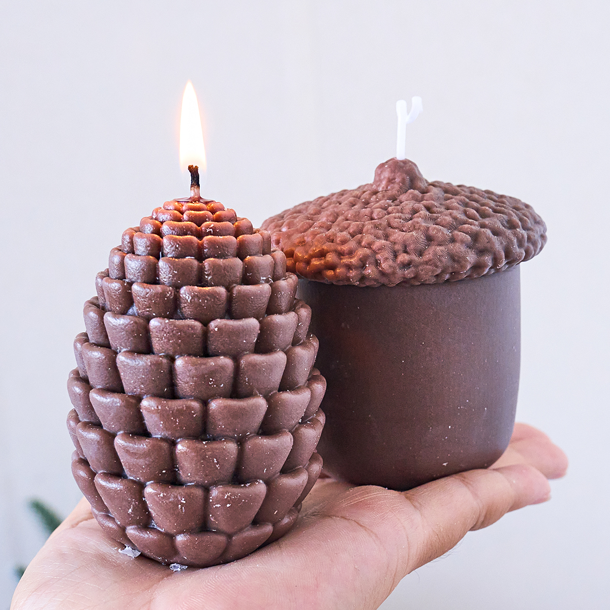 3D Pine Cone Silicone Candle M - Xmas Candle Making recension och pris