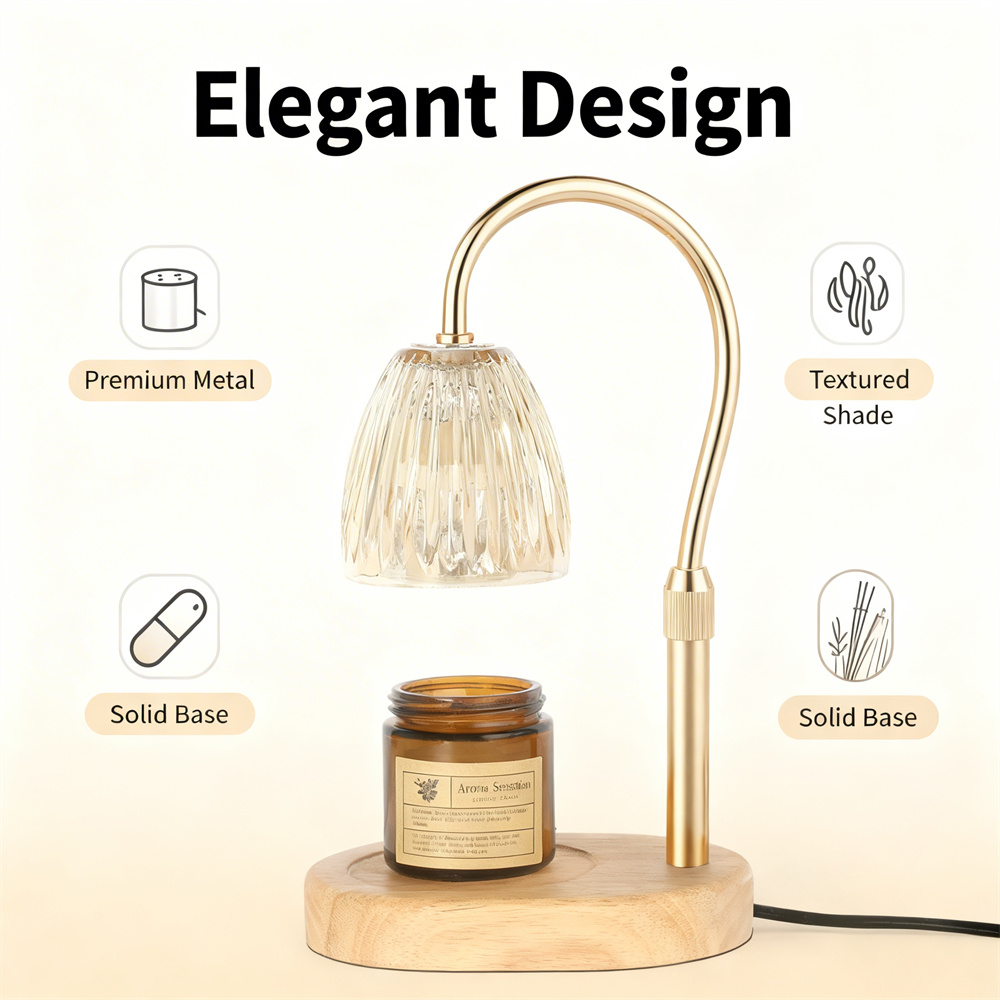 Candle Warmer Lamp with Timer, - Paraffin Candle Wax recension och pris