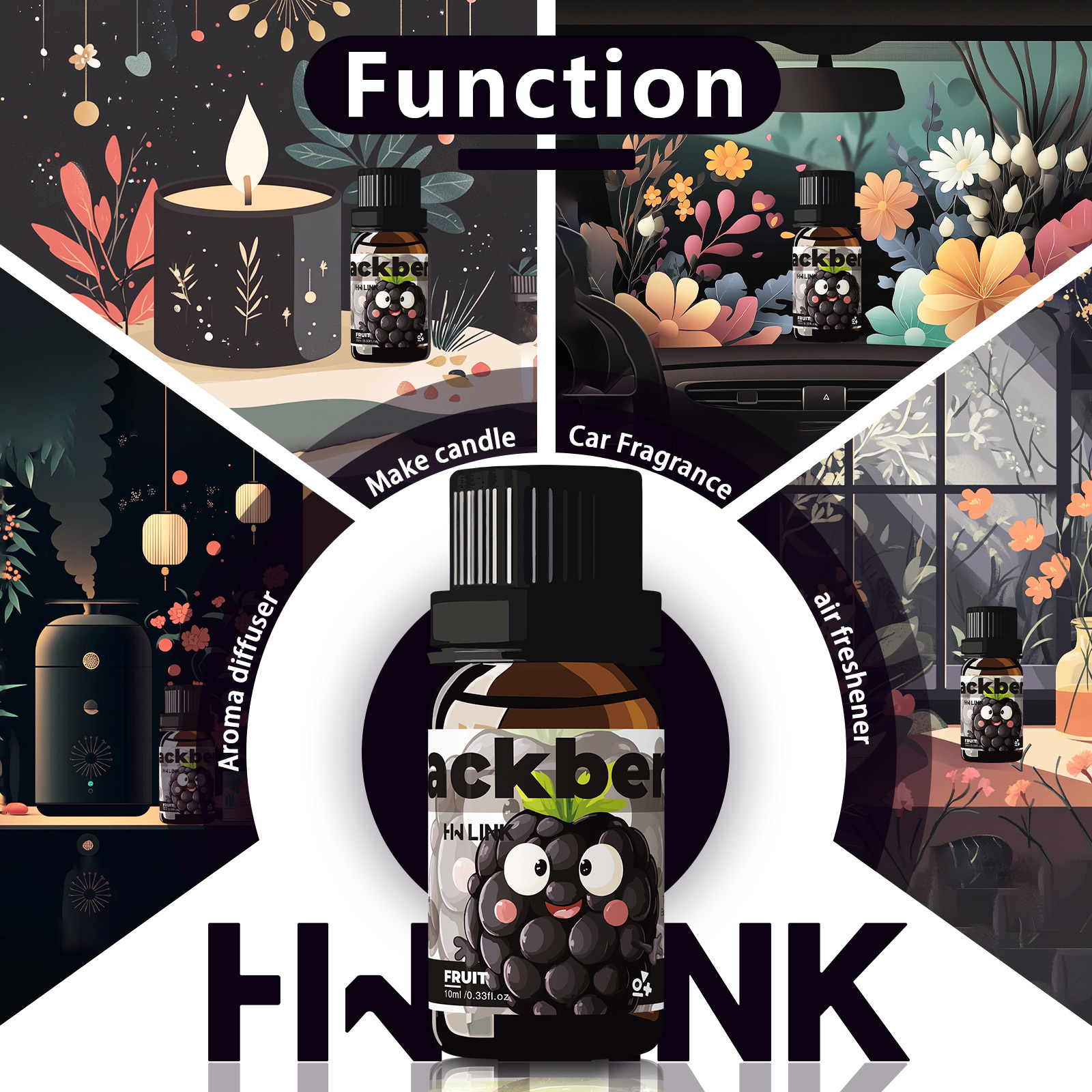 Blackberry Essential Oil Black - Candle Making Ingredients recension och pris
