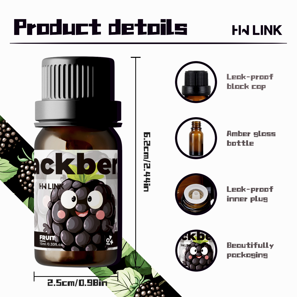 Blackberry Essential Oil Black - Candle Making Ingredients recension och pris