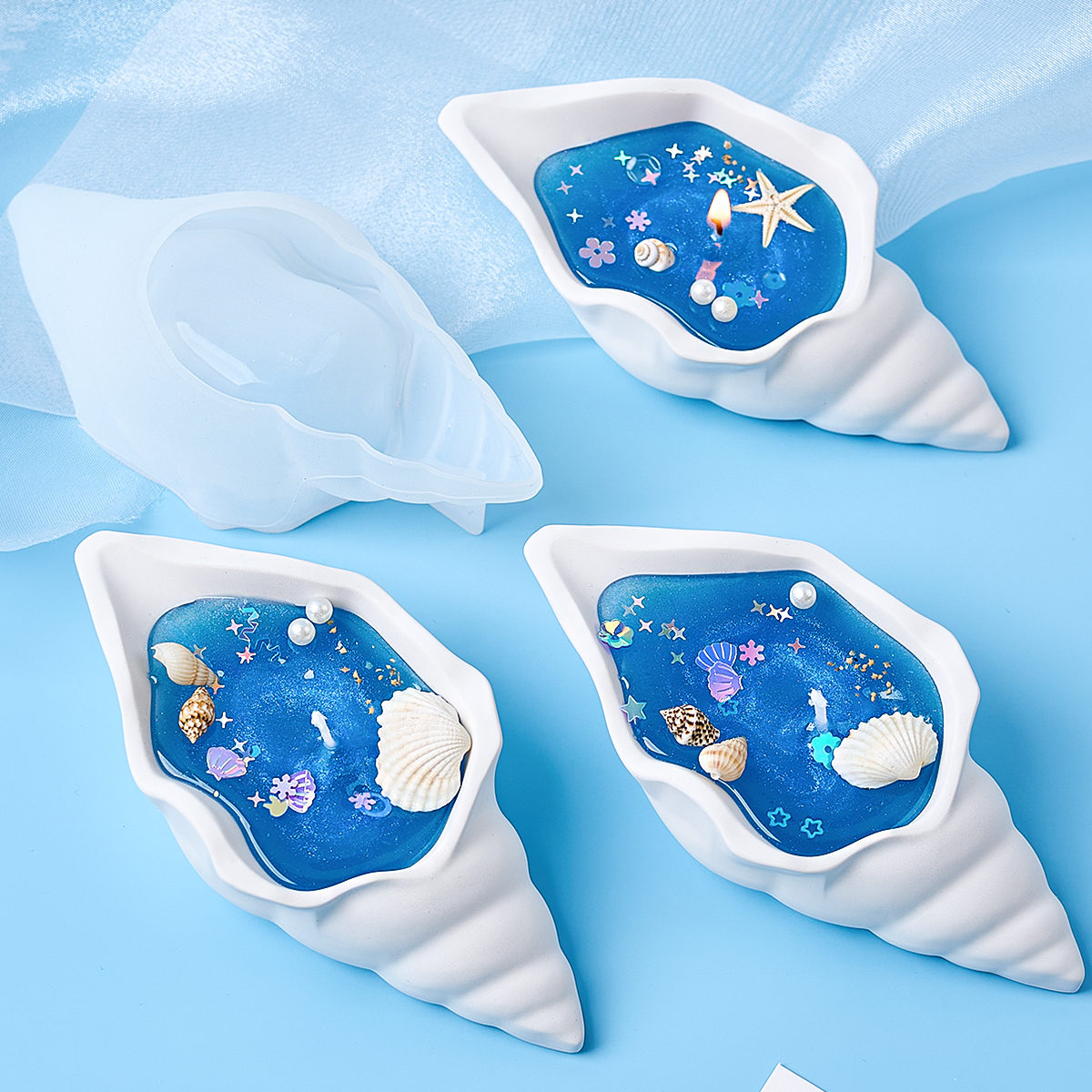 Conch Candle Jar Silicone Mold - Kraft Box Candle recension och pris