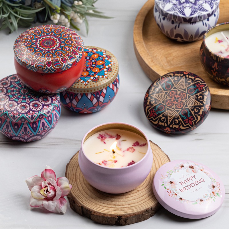 12pcs Premium Floral Printed C - Candle Making Vessels recension och pris