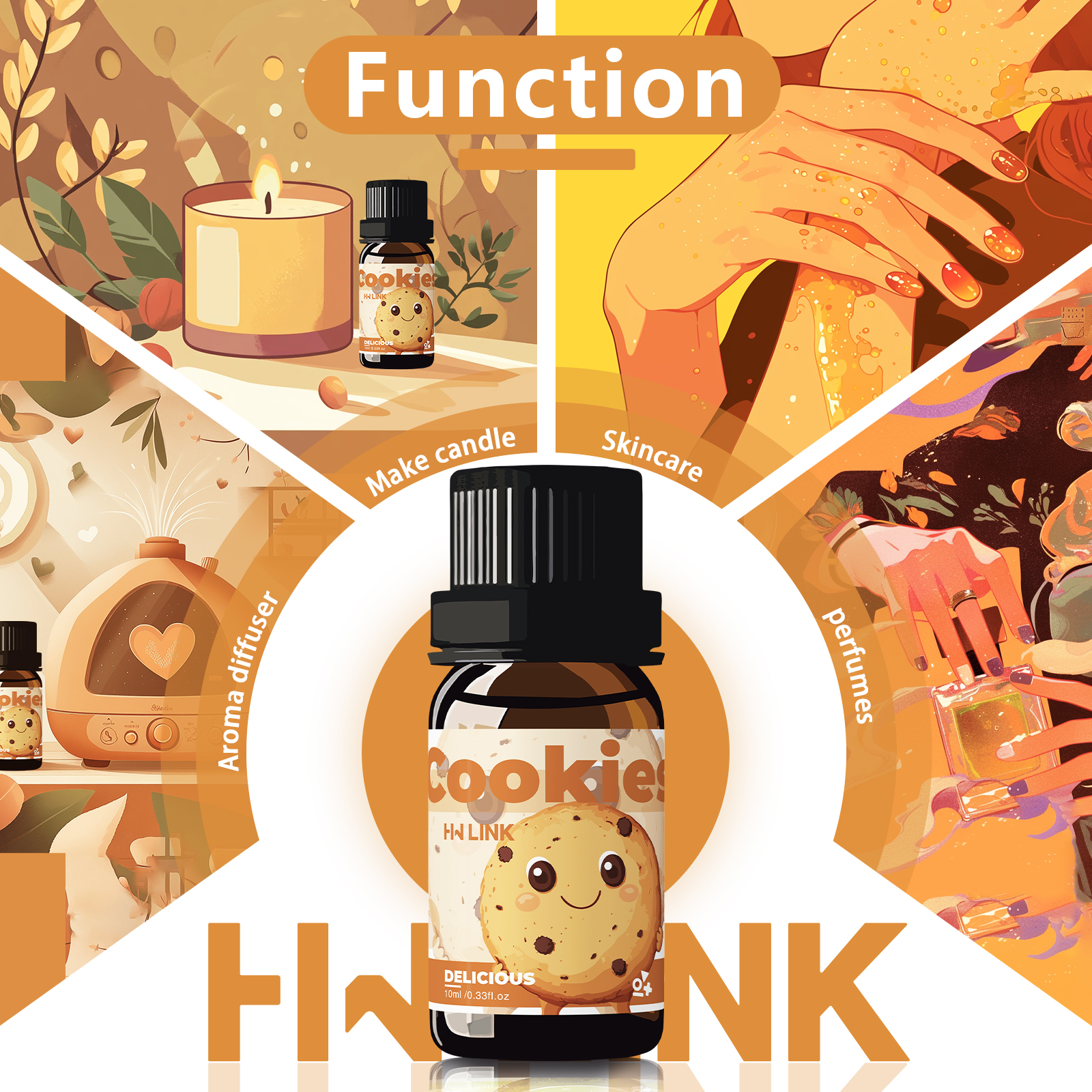 10ml Cookies Essential Oils Pe - Candle Making Ingredients recension och pris