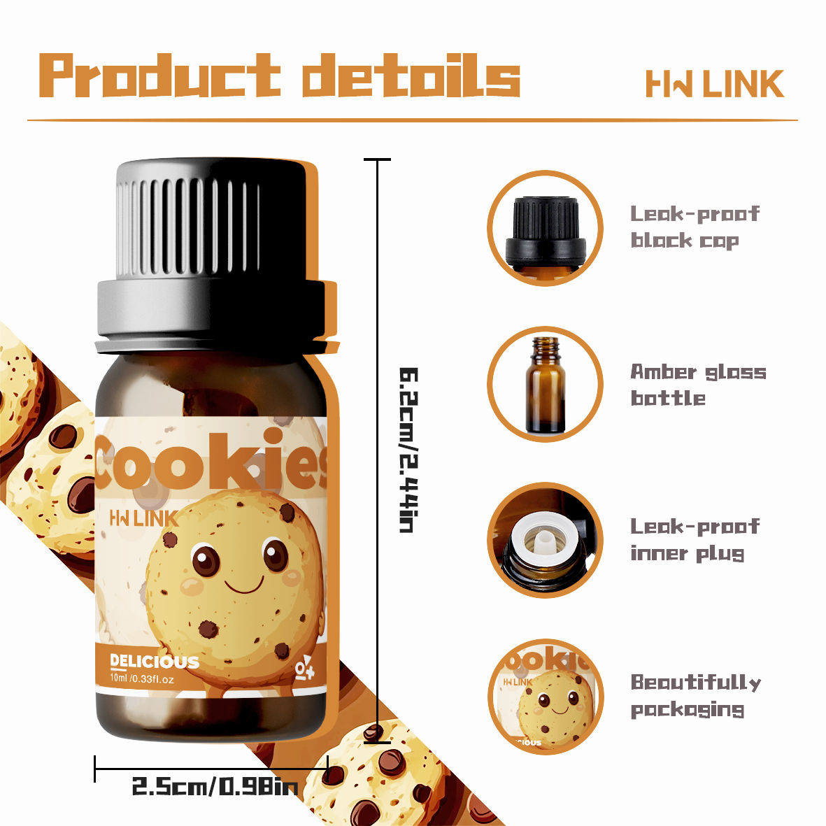 10ml Cookies Essential Oils Pe - Candle Making Ingredients recension och pris