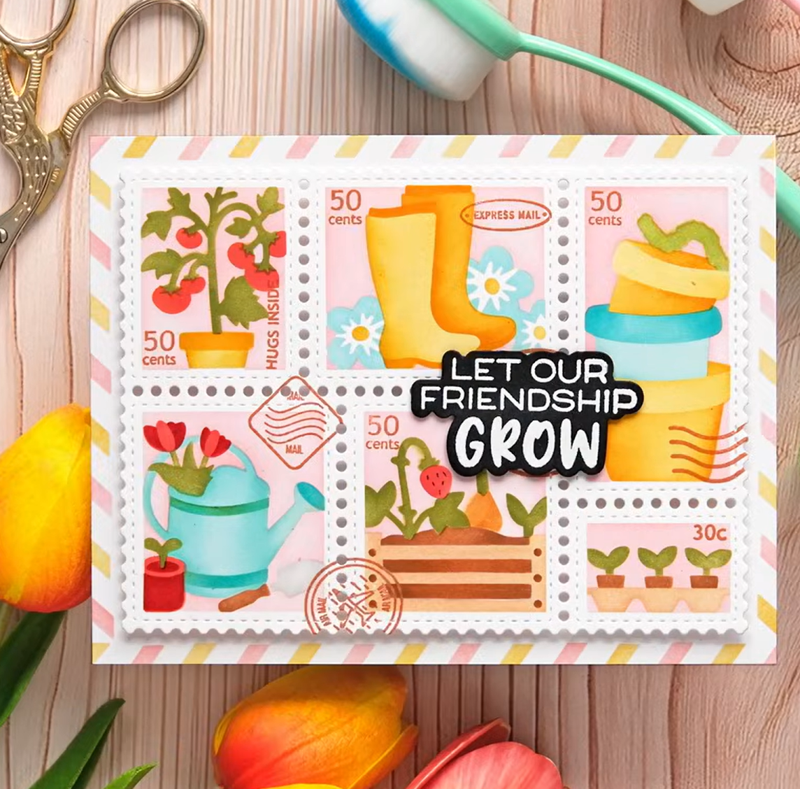 Seed Packet Postage Collage Ga - Candle Making Guide recension och pris