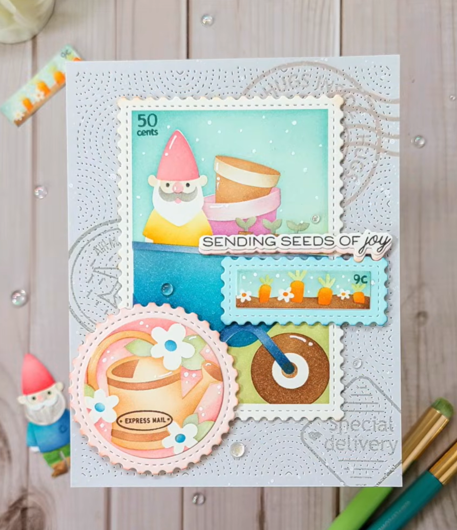 Seed Packet Postage Collage Ga - Candle Making Guide recension och pris