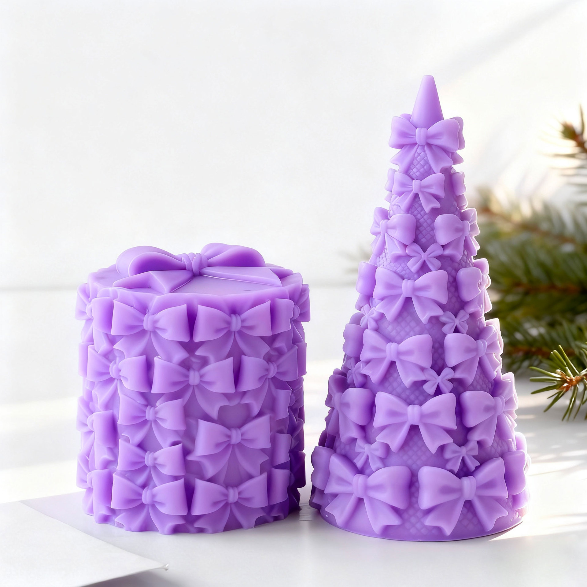 3D Bow Tie Christmas Tree Gift - Xmas Candle Making recension och pris