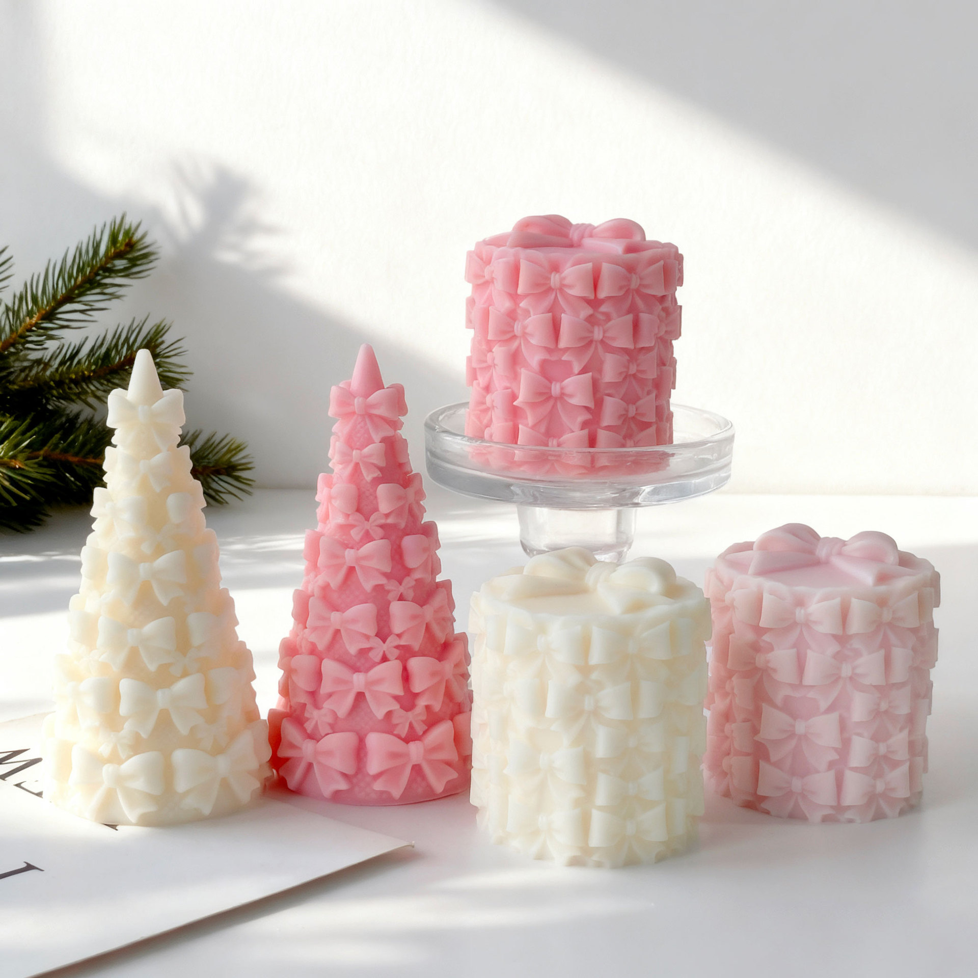 3D Bow Tie Christmas Tree Gift - Xmas Candle Making recension och pris