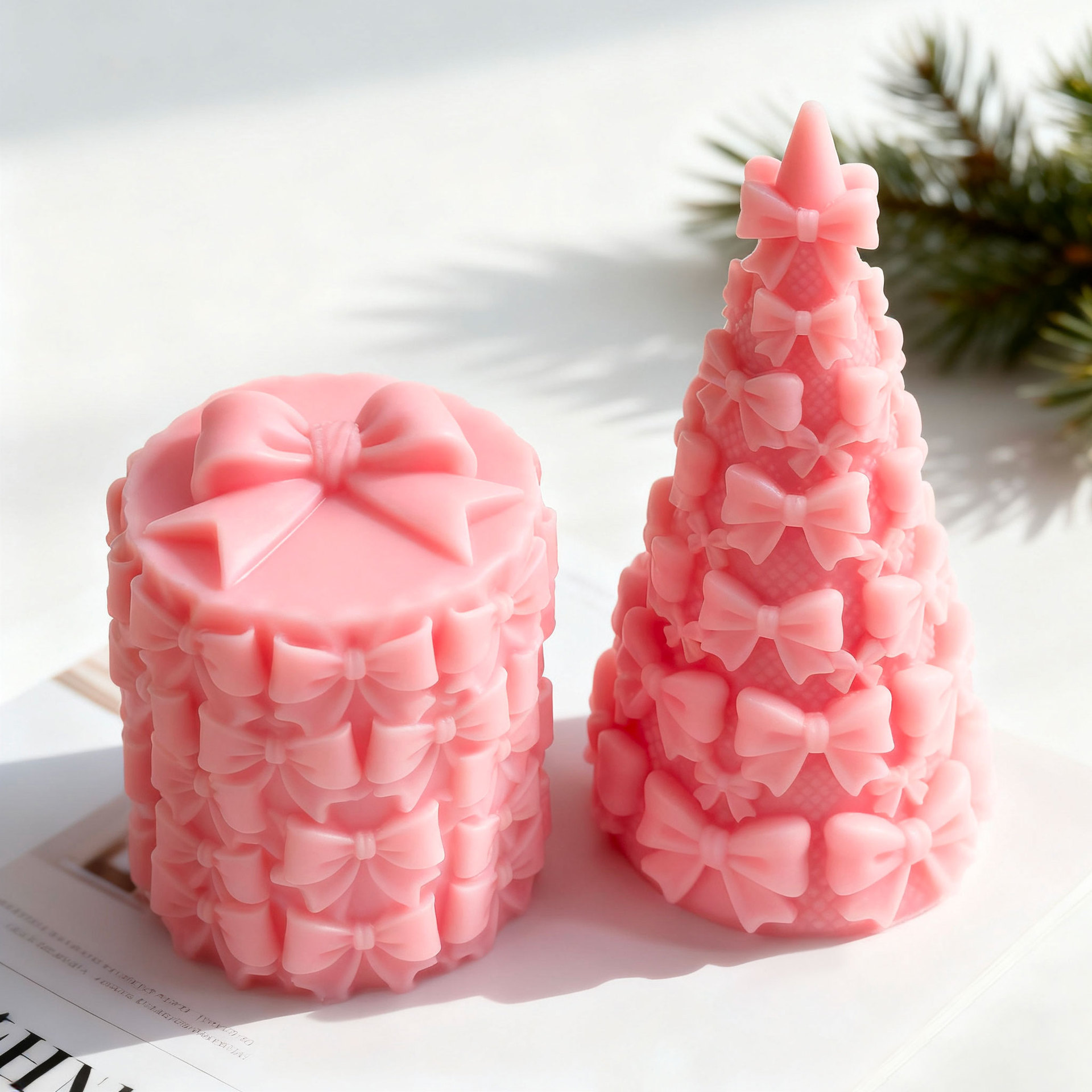 3D Bow Tie Christmas Tree Gift - Xmas Candle Making recension och pris