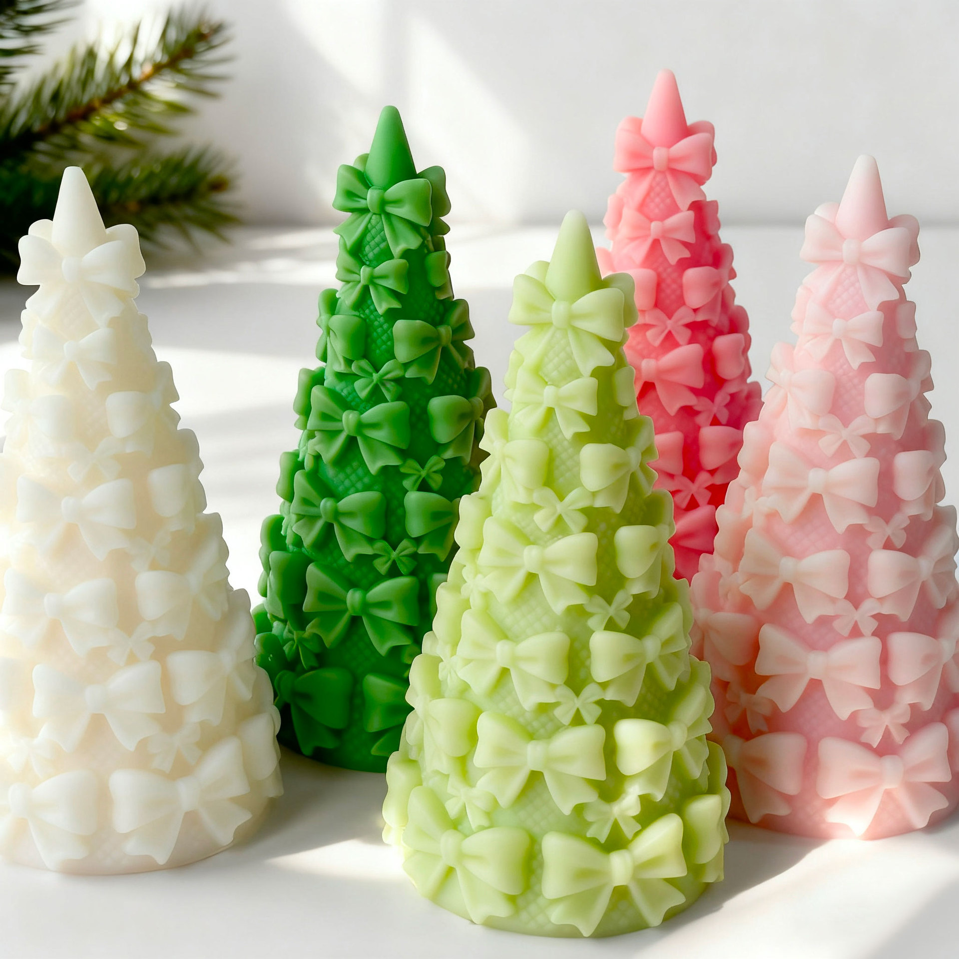 3D Bow Tie Christmas Tree Gift - Xmas Candle Making recension och pris