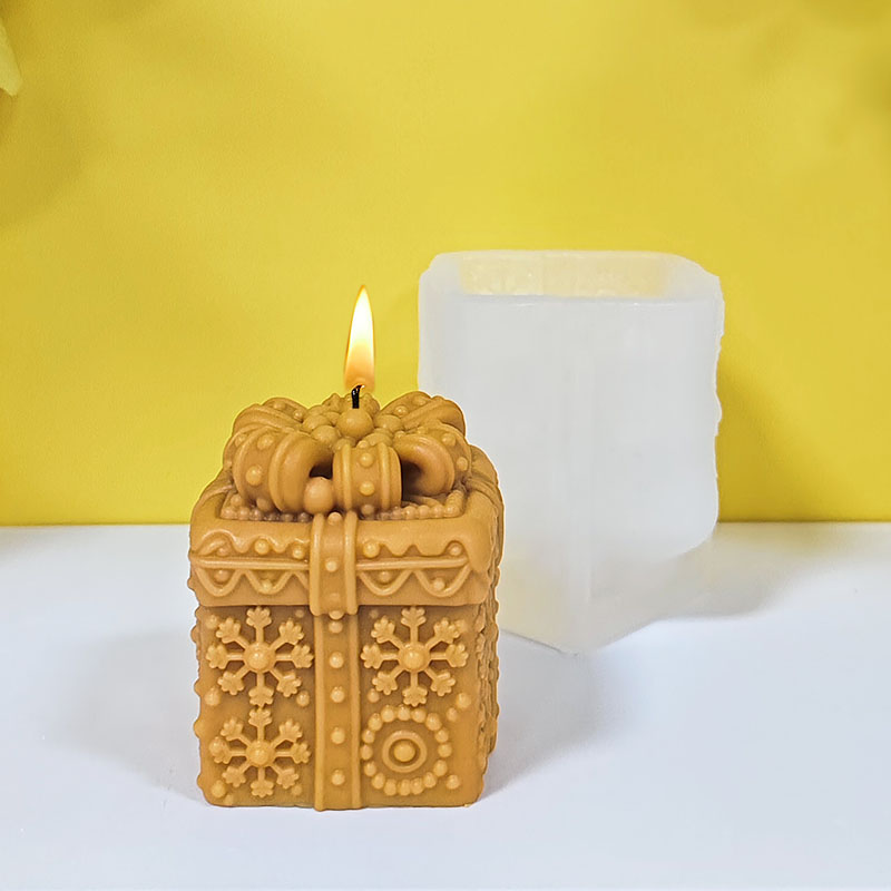 Christmas Gift Box Candle Mold - Kraft Box Candle recension och pris