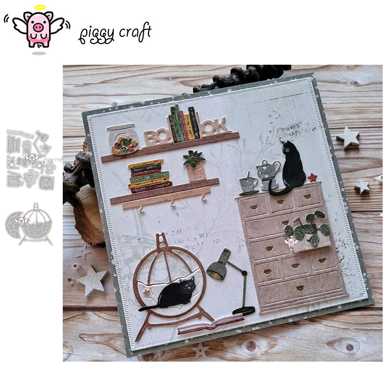 Piggy Craft metal cutting dies - Kraft Box Candle recension och pris