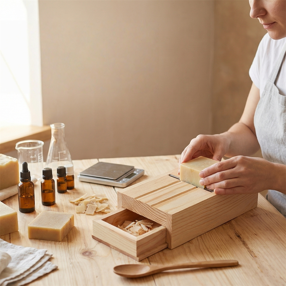Soap Planer Cutter Drawer Box  - Kraft Box Candle recension och pris