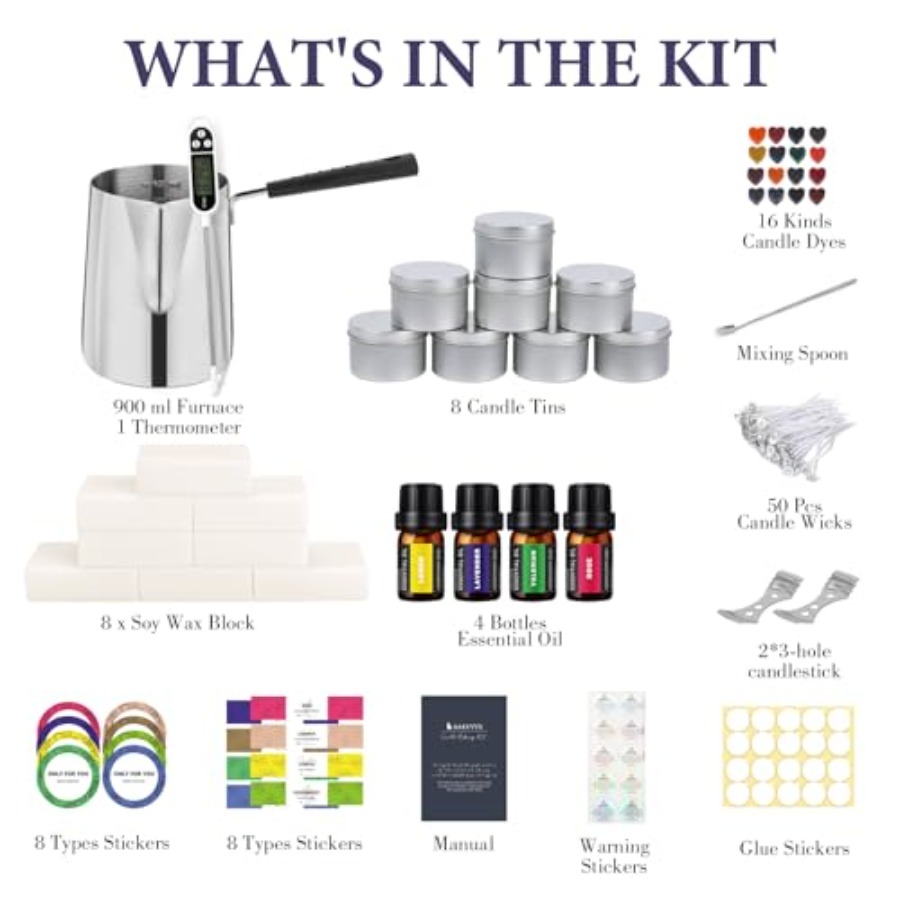 Home DIY Candle Making Kit, Fu - Candle Making Kit For Beginners recension och pris