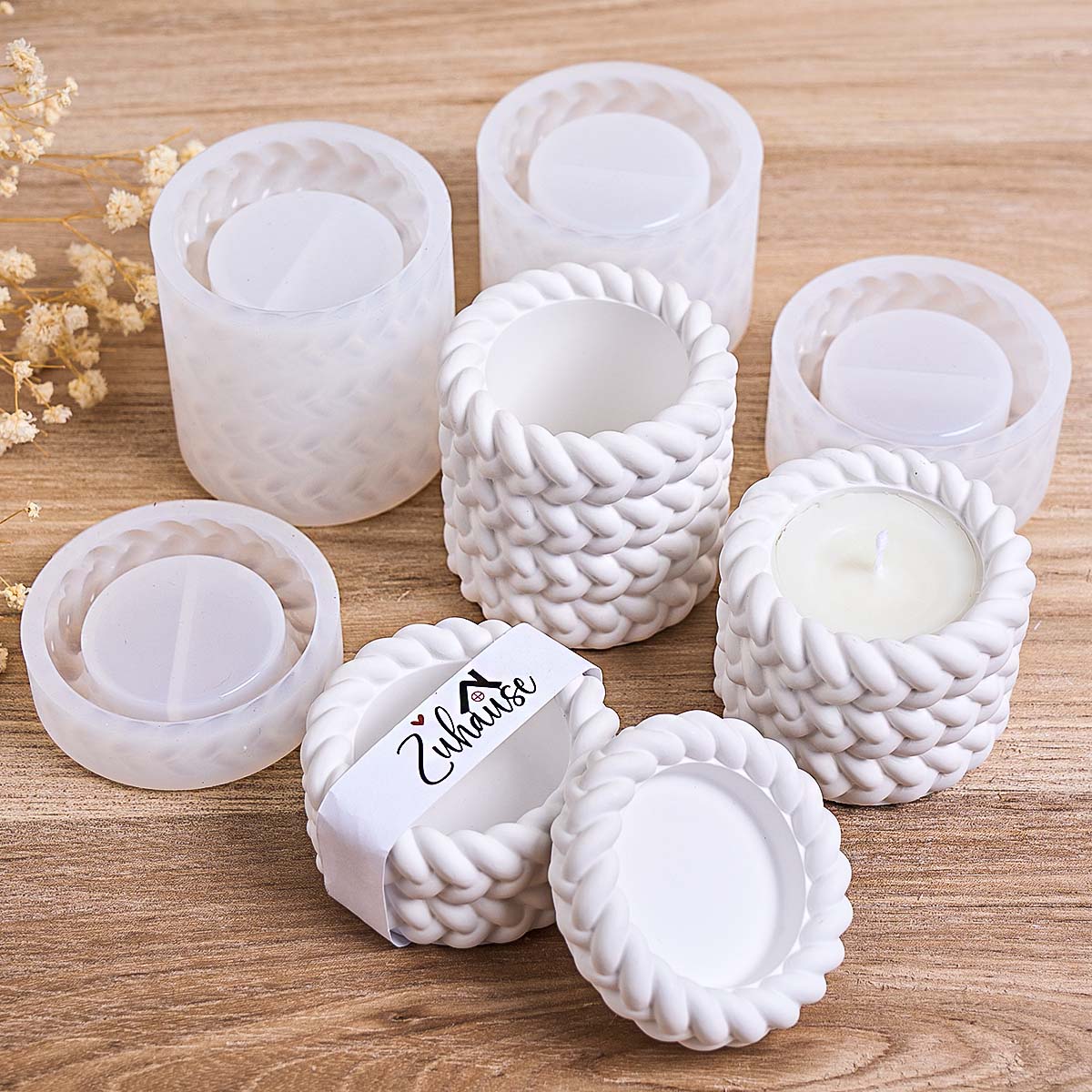 Woven Candle Jar Silicone Mold - Kraft Box Candle recension och pris