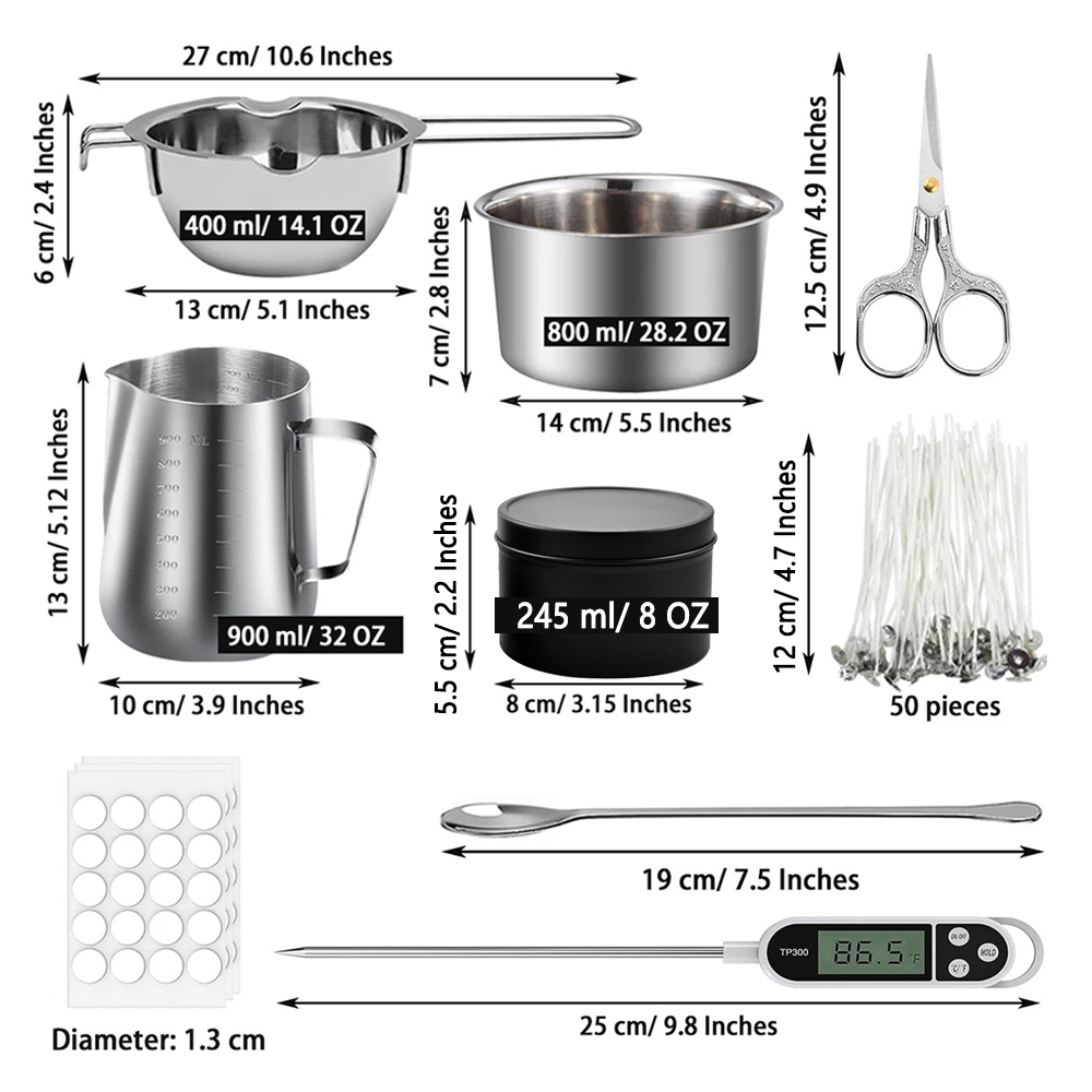 Glintmos DIY Candle Making Kit - Candle Making Ingredients recension och pris