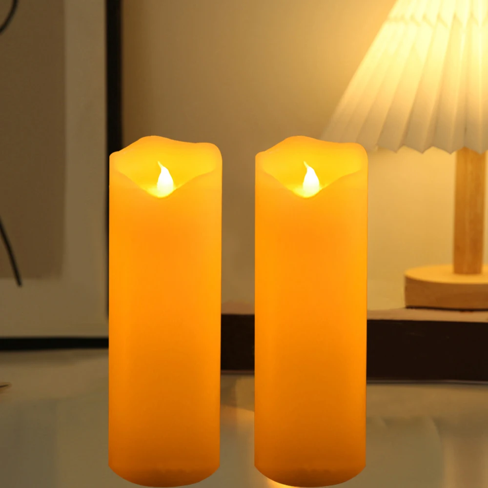2pcs LED Candle Light, Flamele - Paraffin Candle Wax recension och pris