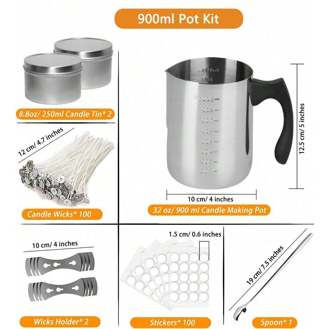 Glintmos Candle Making Starter - Candle Making Kit For Beginners recension och pris