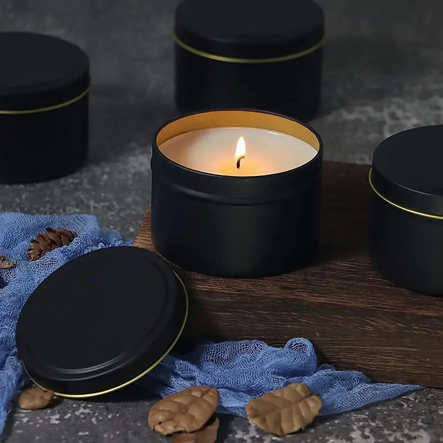 4oz/ 8oz Candle tins with lids - Candle Making Vessels recension och pris