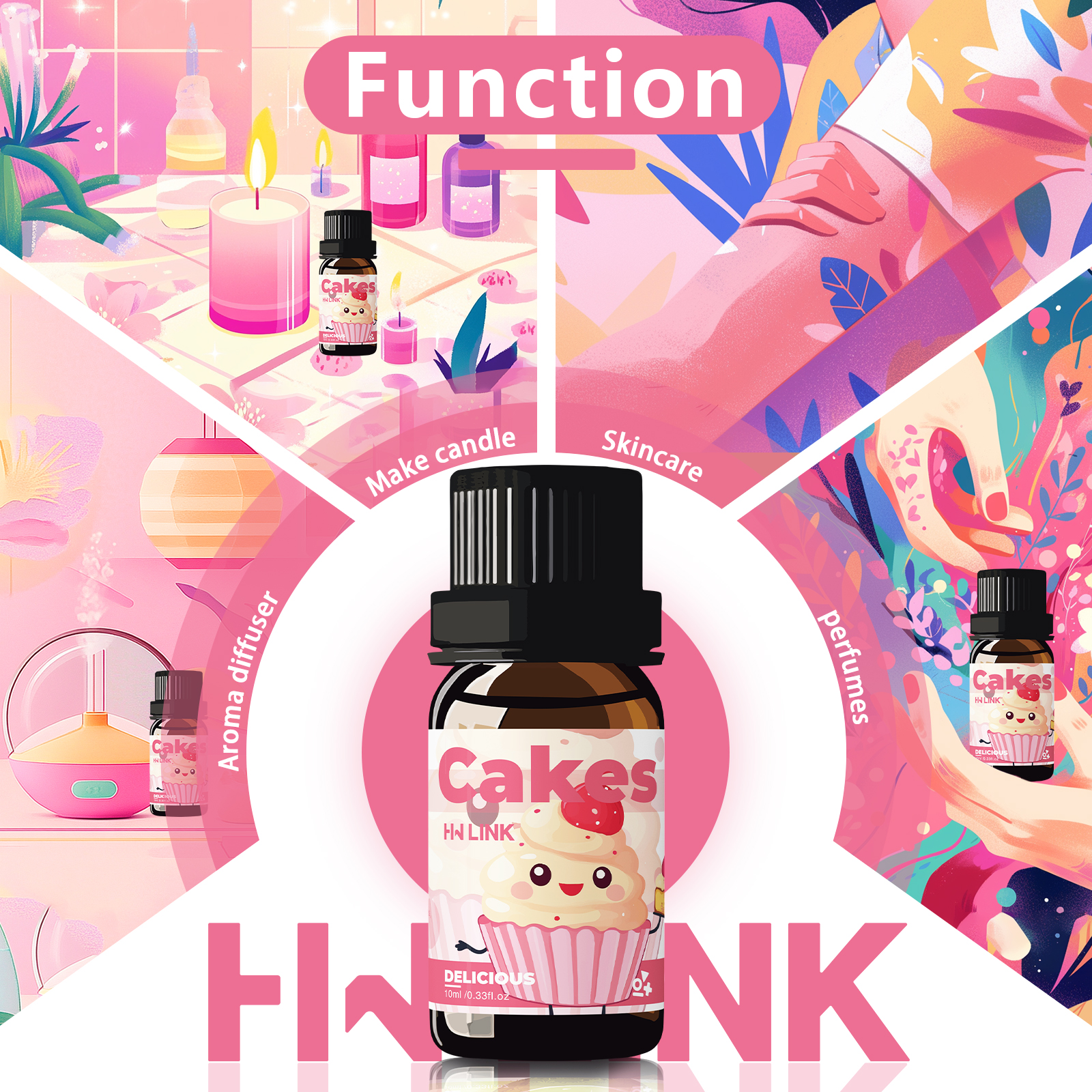 10ml Cakes Essential Oils Perf - Candle Making Ingredients recension och pris