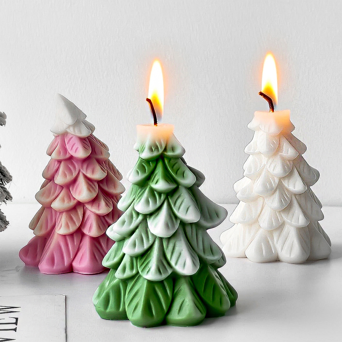 DIY Christmas Tree Silicone Mo - Xmas Candle Making recension och pris