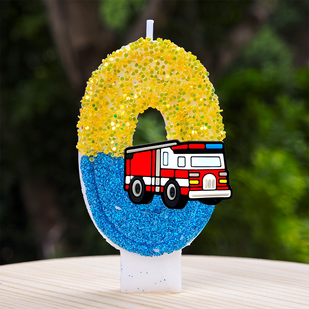 Fire Engine Candle Cute Cartoo - Candle Making Activity recension och pris