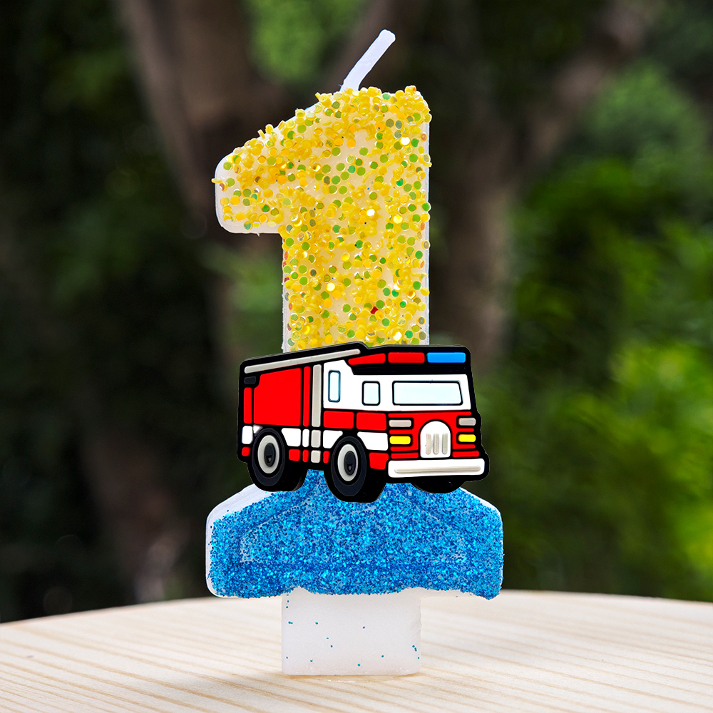 Fire Engine Candle Cute Cartoo - Candle Making Activity recension och pris