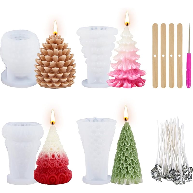 Christmas Silicone Molds Chris - Xmas Candle Making recension och pris