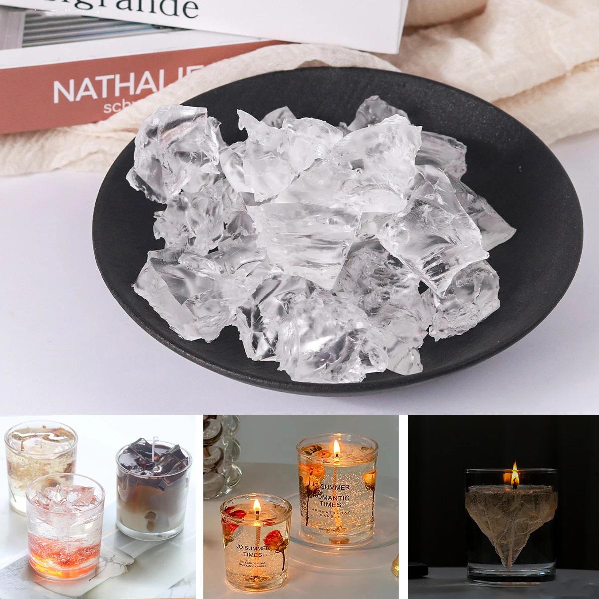 100G 7Colors Jelly Wax DIY Han - Candle Making Ingredients recension och pris