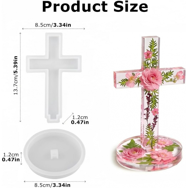 Two silicone molds with a base - Candle Making Vessels recension och pris