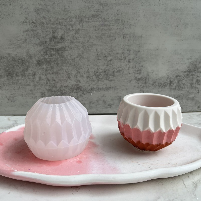 Small Round Meat Planter Silic - Kraft Box Candle recension och pris