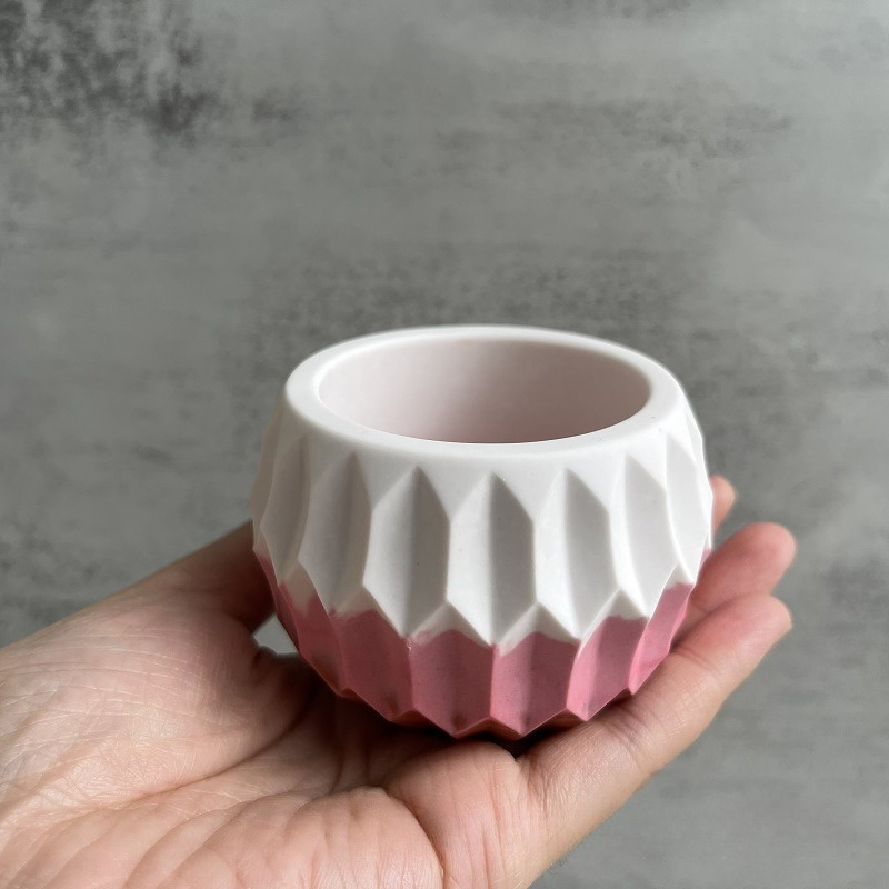 Small Round Meat Planter Silic - Kraft Box Candle recension och pris