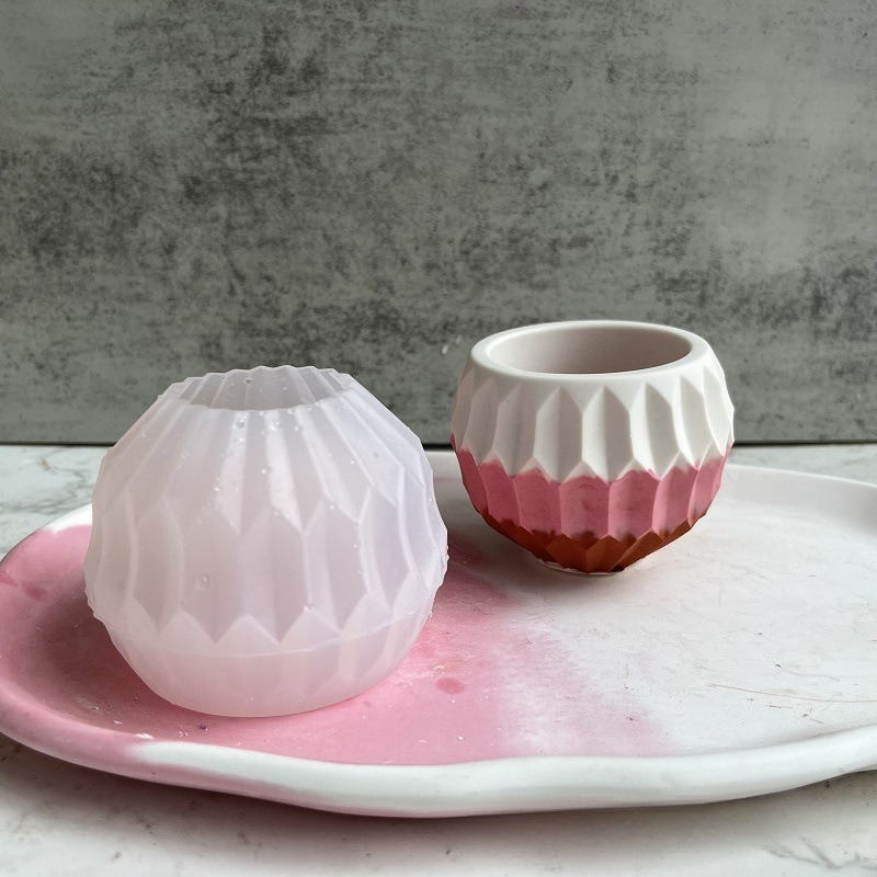 Small Round Meat Planter Silic - Kraft Box Candle recension och pris
