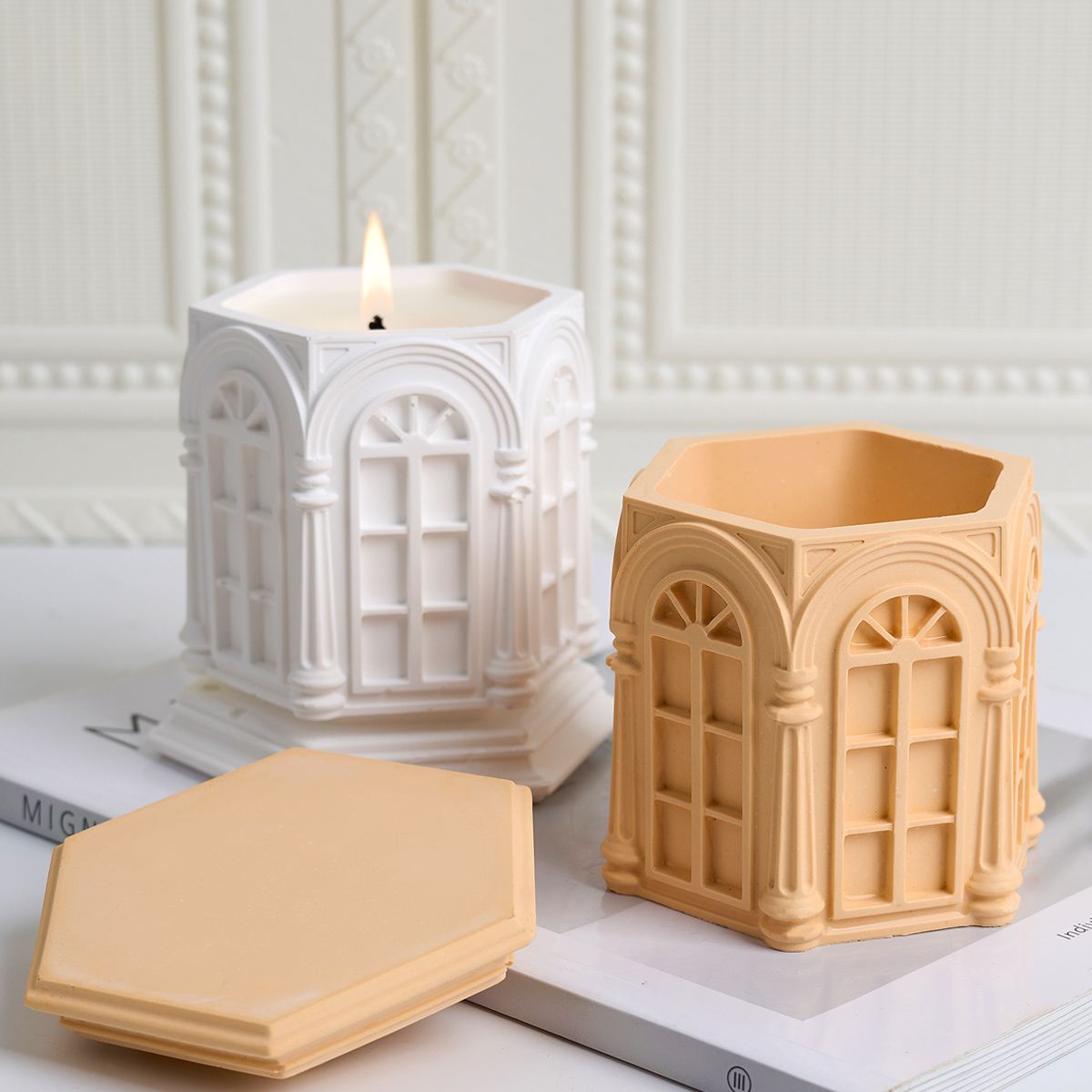 DIY Vintage Candle Jar Contain - Kraft Box Candle recension och pris