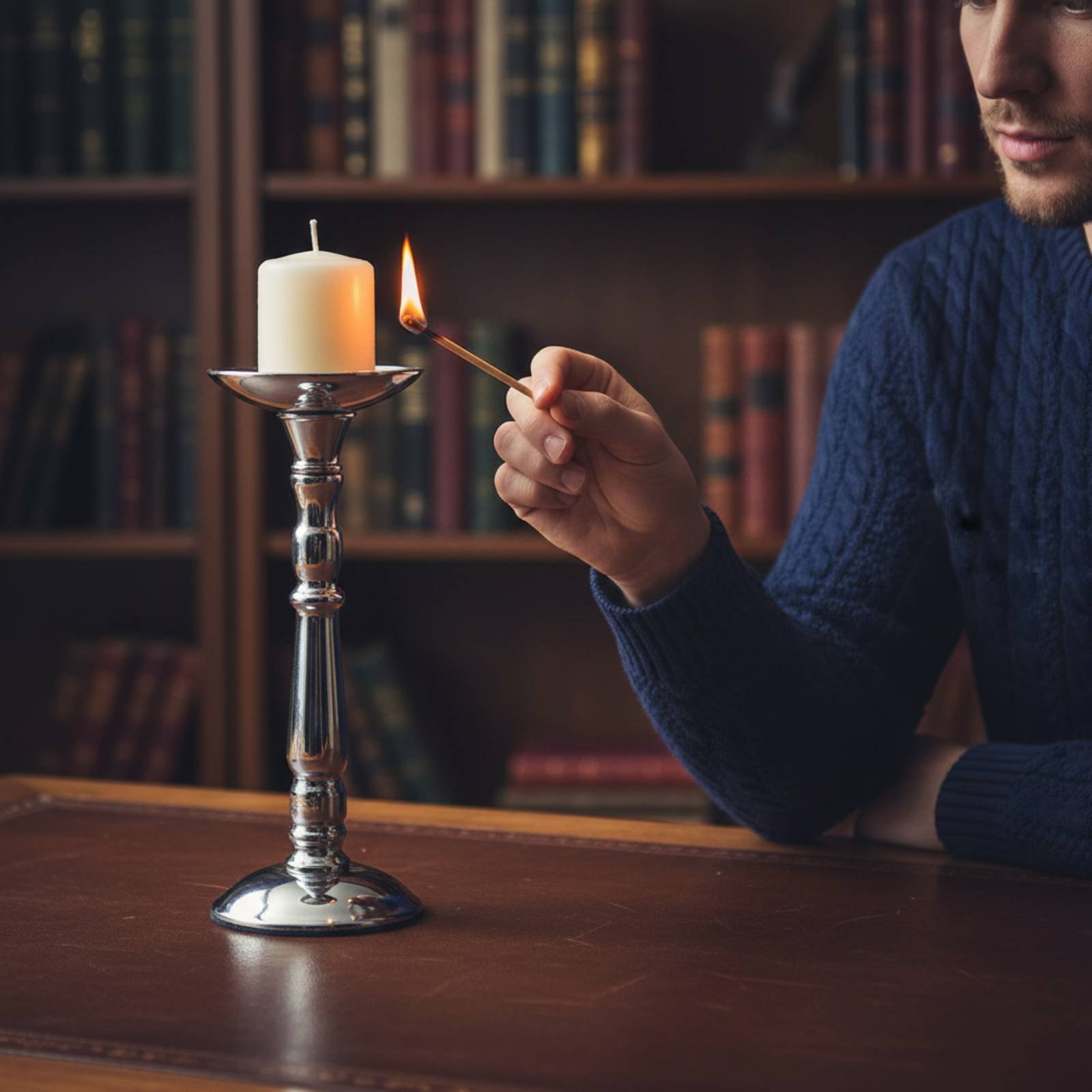 Roman Column Candle Stand Vers - Paraffin Candle Wax recension och pris