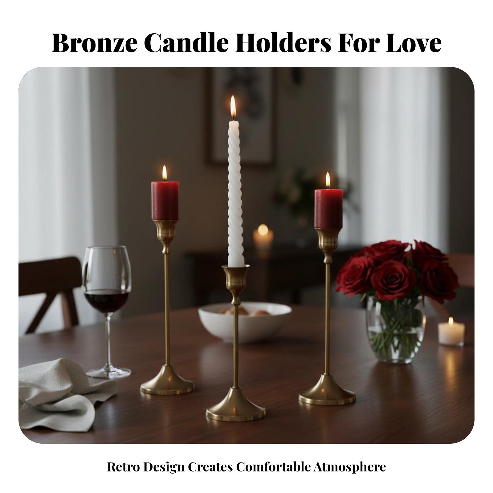 Copper Candle Holder, Retro Ca - Paraffin Candle Wax recension och pris