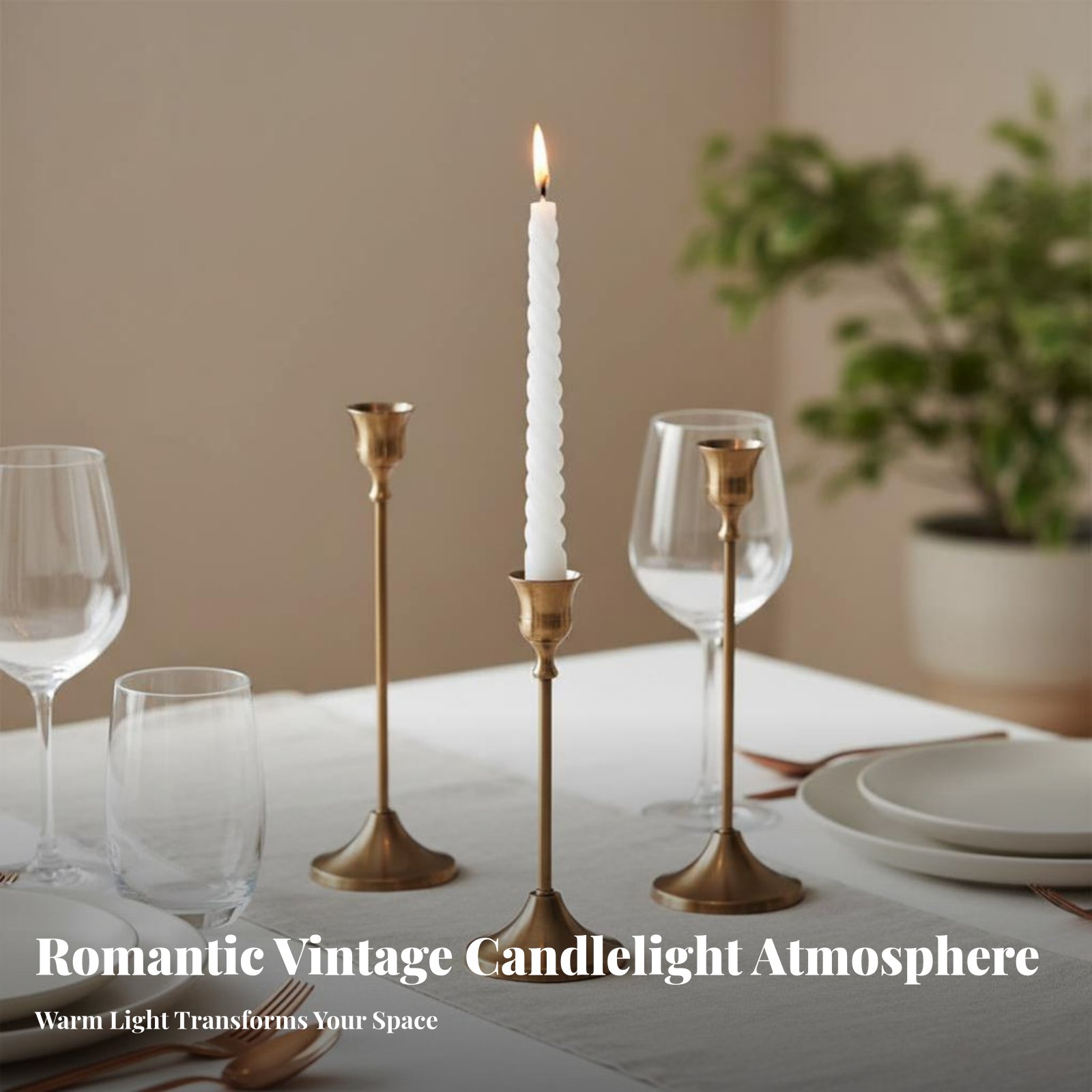 Copper Candle Holder, Retro Ca - Paraffin Candle Wax recension och pris
