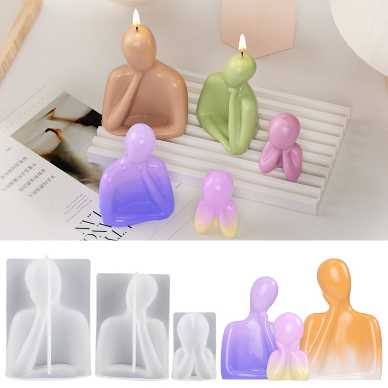 3D Family Candle Silicone Mold - Candle Making Ingredients recension och pris