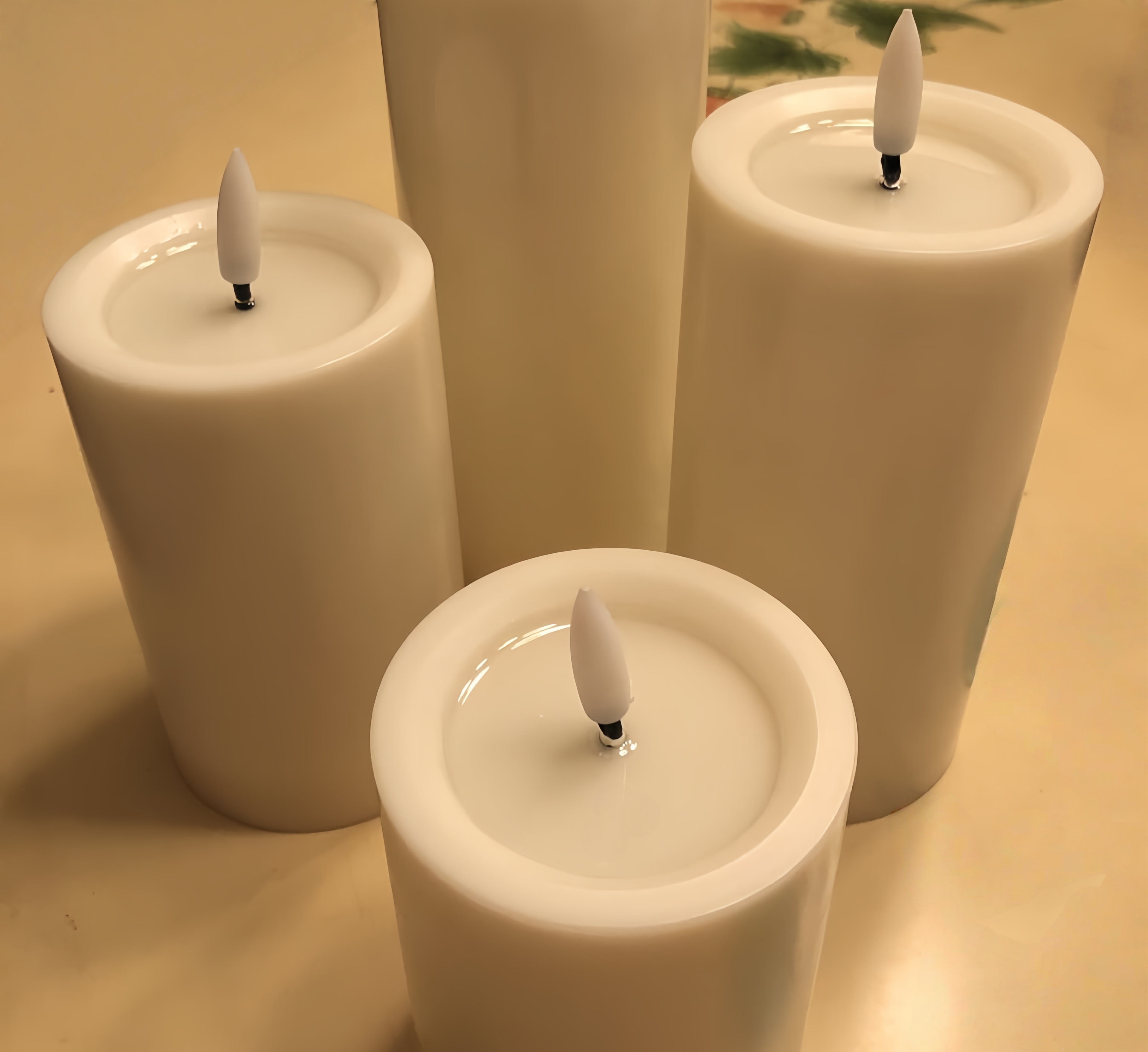 Flameless Flickering Led Candl - Paraffin Candle Wax recension och pris