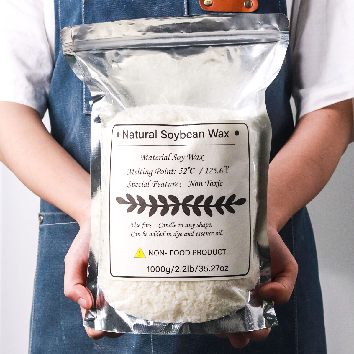 1KG Natural Soy Wax Granular S - Candle Making Ingredients recension och pris