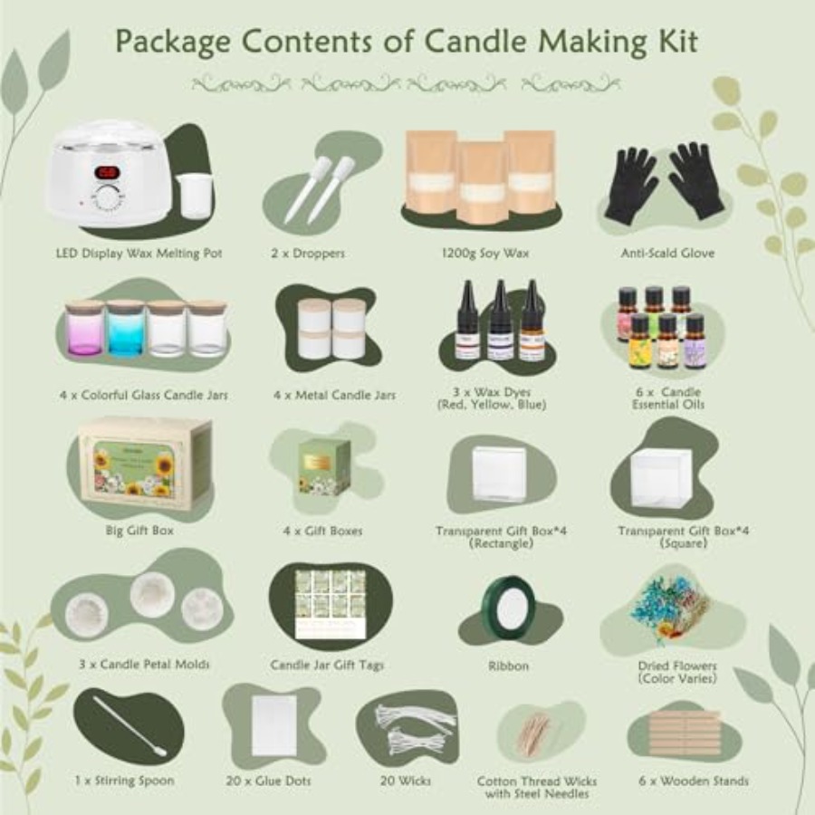 Candle Making Kit for Adults B - Candle Making Kit For Beginners recension och pris
