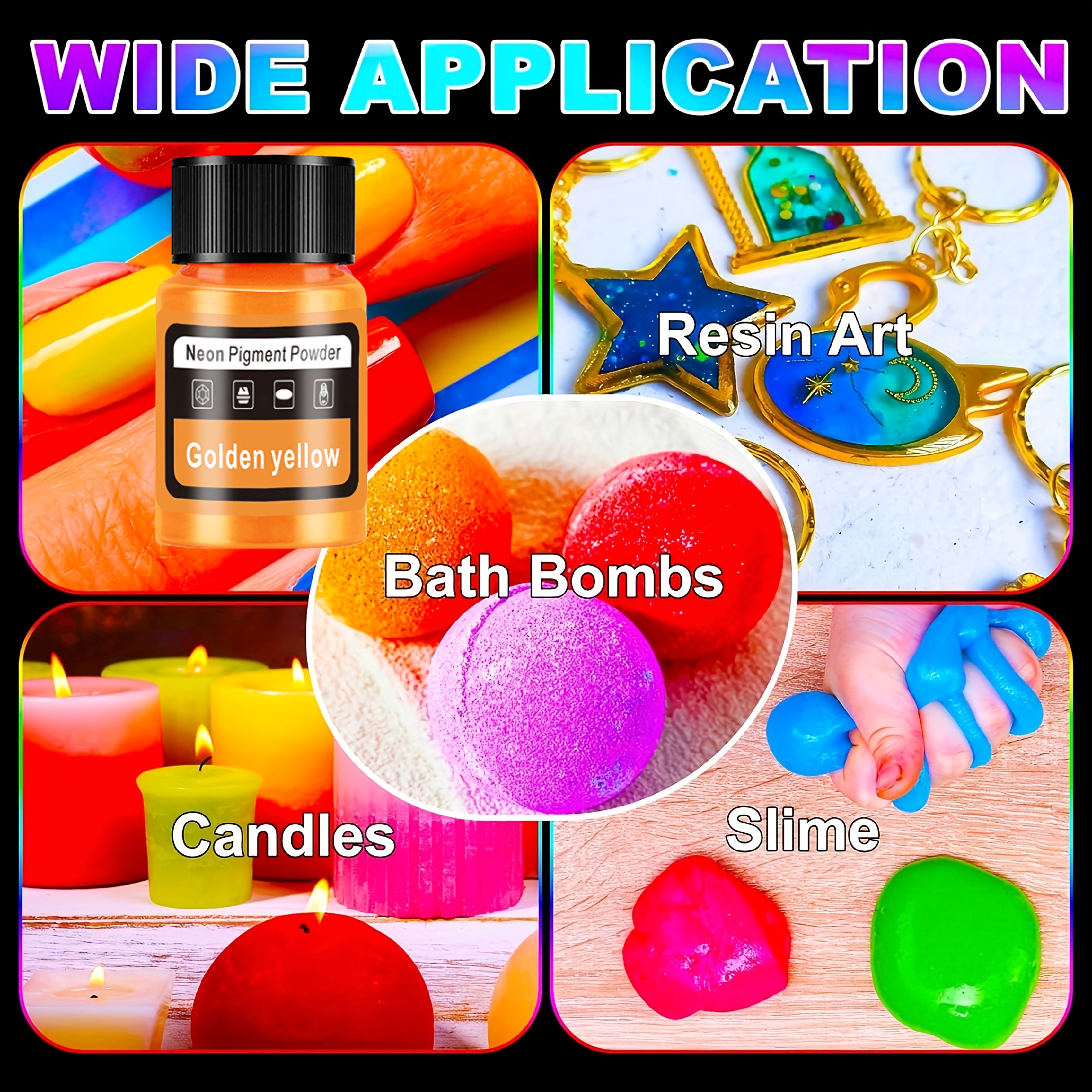 Fluorescent Powder/Neon Resin  - Candle Making Vessels recension och pris